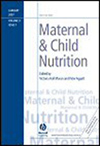Maternal and Child Nutrition杂志封面